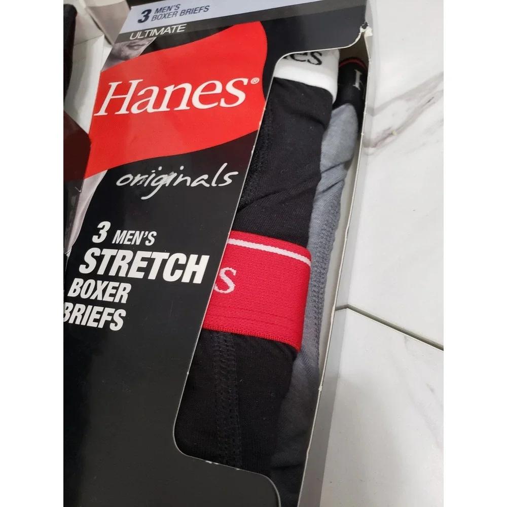 14‎ PAIRS - Hanes Men's Ultimate Stretch Boxer Briefs Size Small 28-30 NWT
